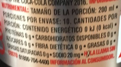 Coca cola light 2 lt