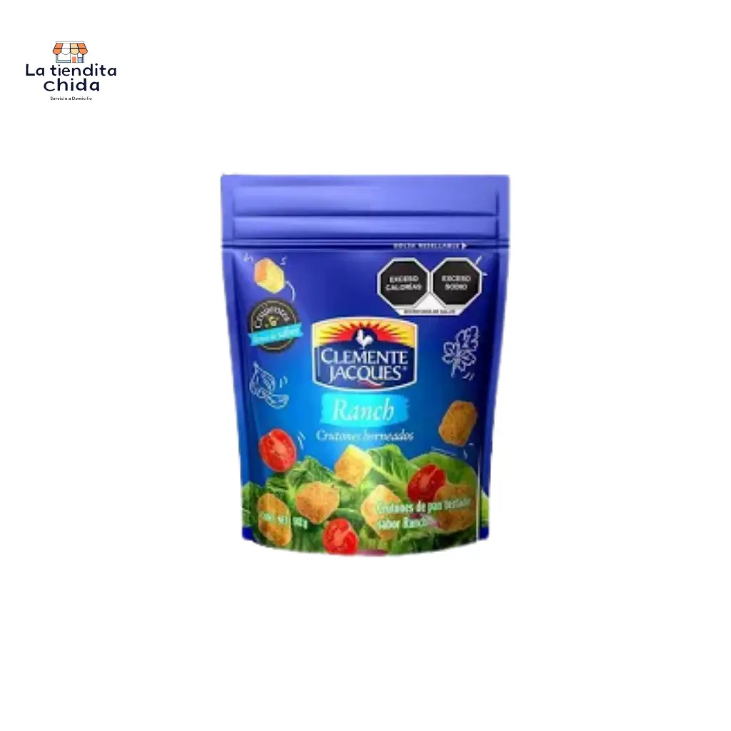 [7501052437224] Crutones Ranch Clemente 142g