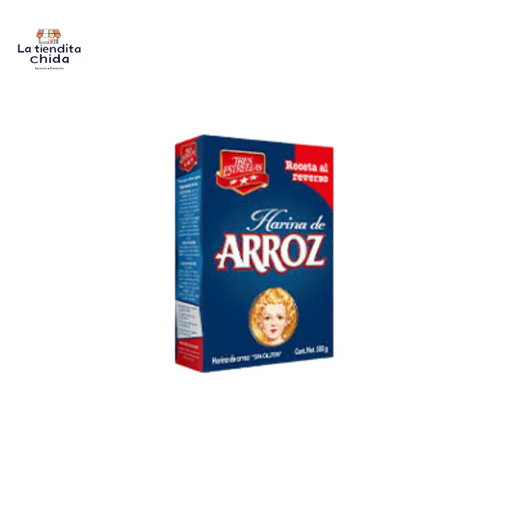 Harina de arroz tres estrellas 500g