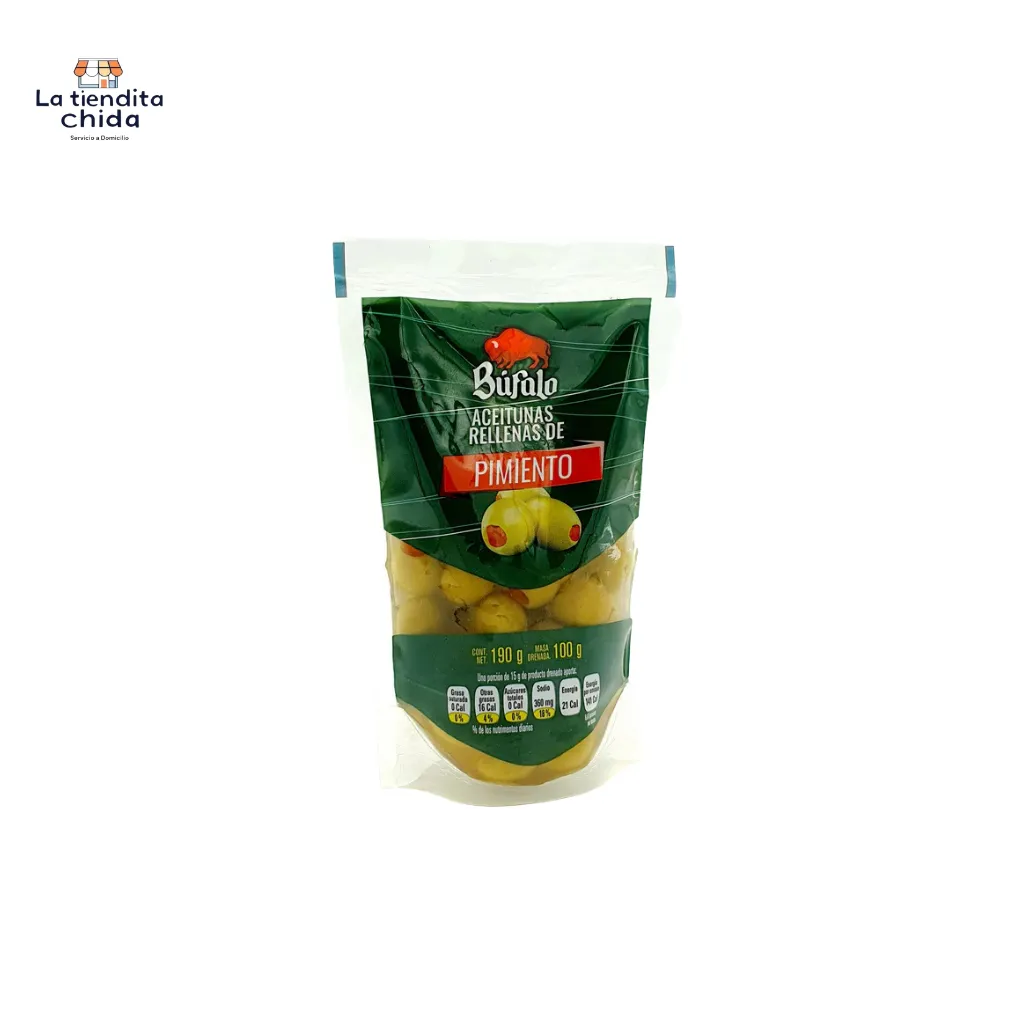 [7501003390271] Aceitunas rellenas pimiento Bufalo