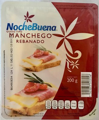 Queso Manchego rebanado 200g 